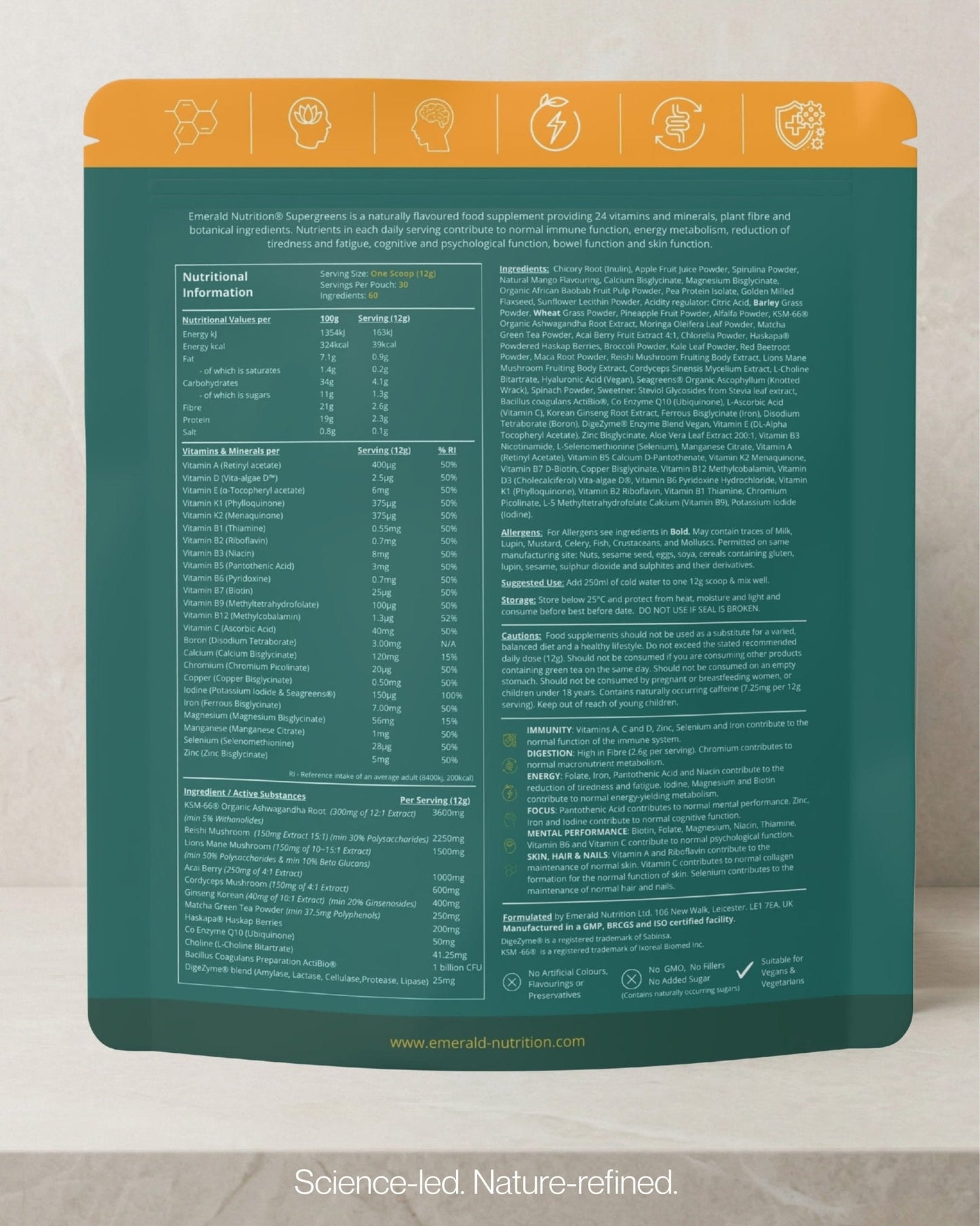 Supergreens® de Emerald Nutrition