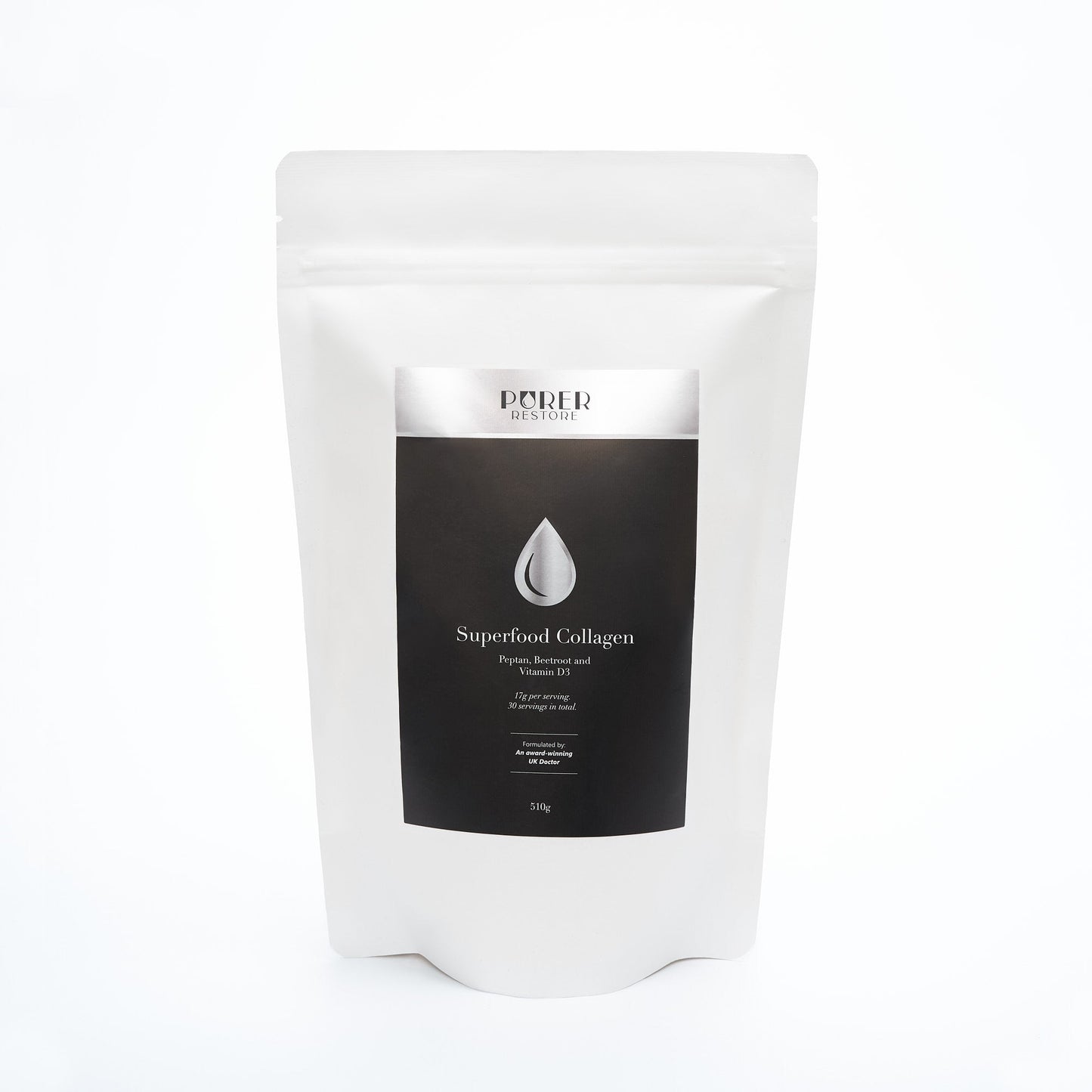 Purer Restore Collagen - Marine Collagen peptides with beetroot and vitamin D