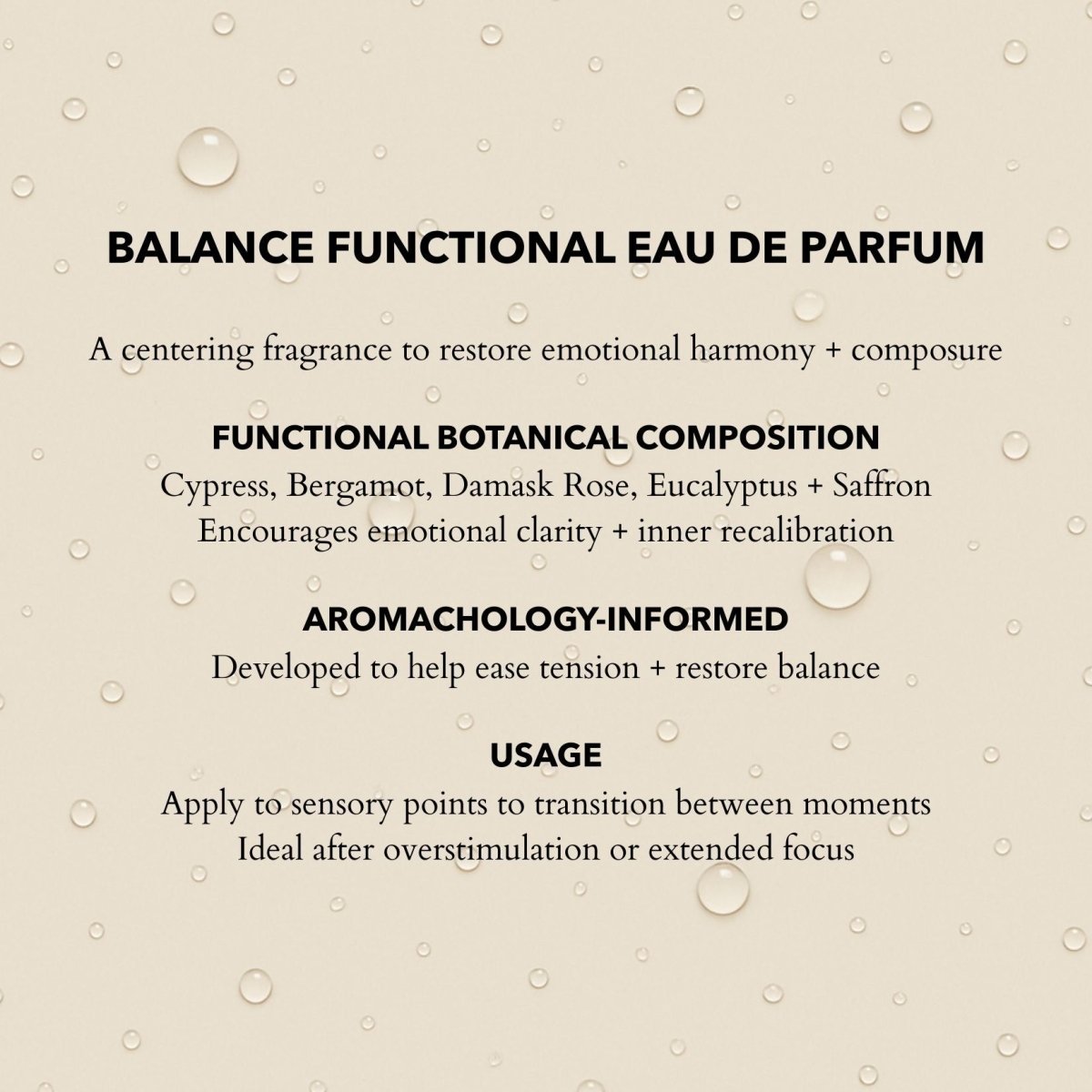 Balance Eau de Parfum | Centre the Mind & Restore Calm 100ml