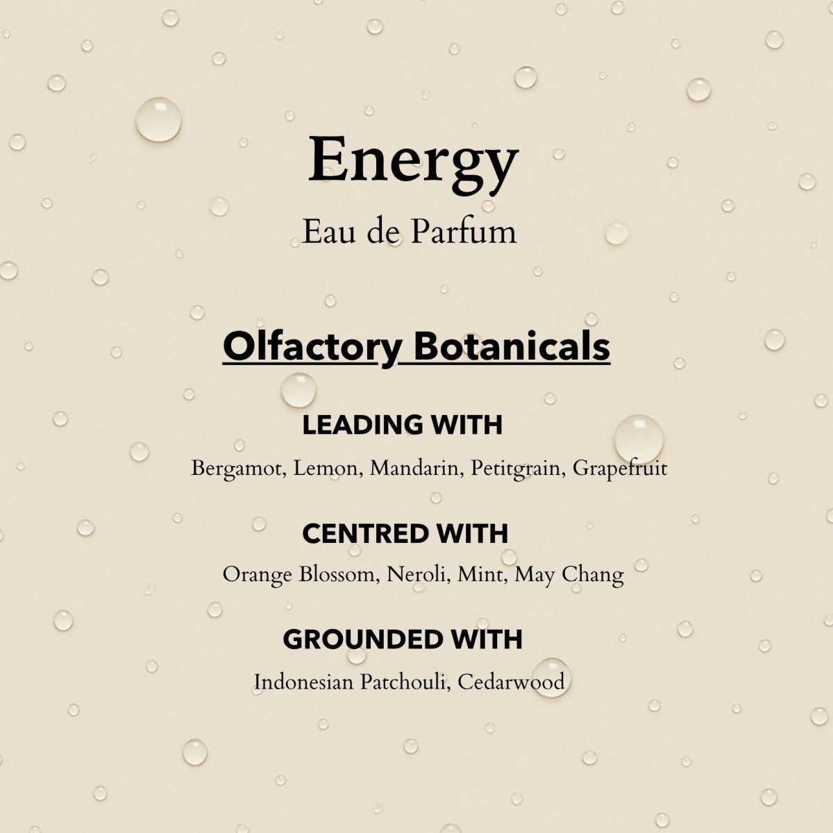Energy Eau de Parfum | Enhance Endurance & Sharpen Clarity 100ml