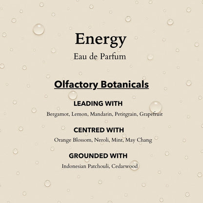 Energy Eau de Parfum | Enhance Endurance & Sharpen Clarity 100ml