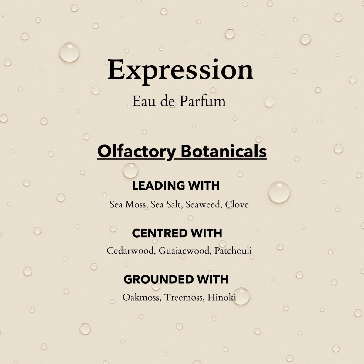 Expression Eau de Parfum | Open the Breath & Support Expression 10ml