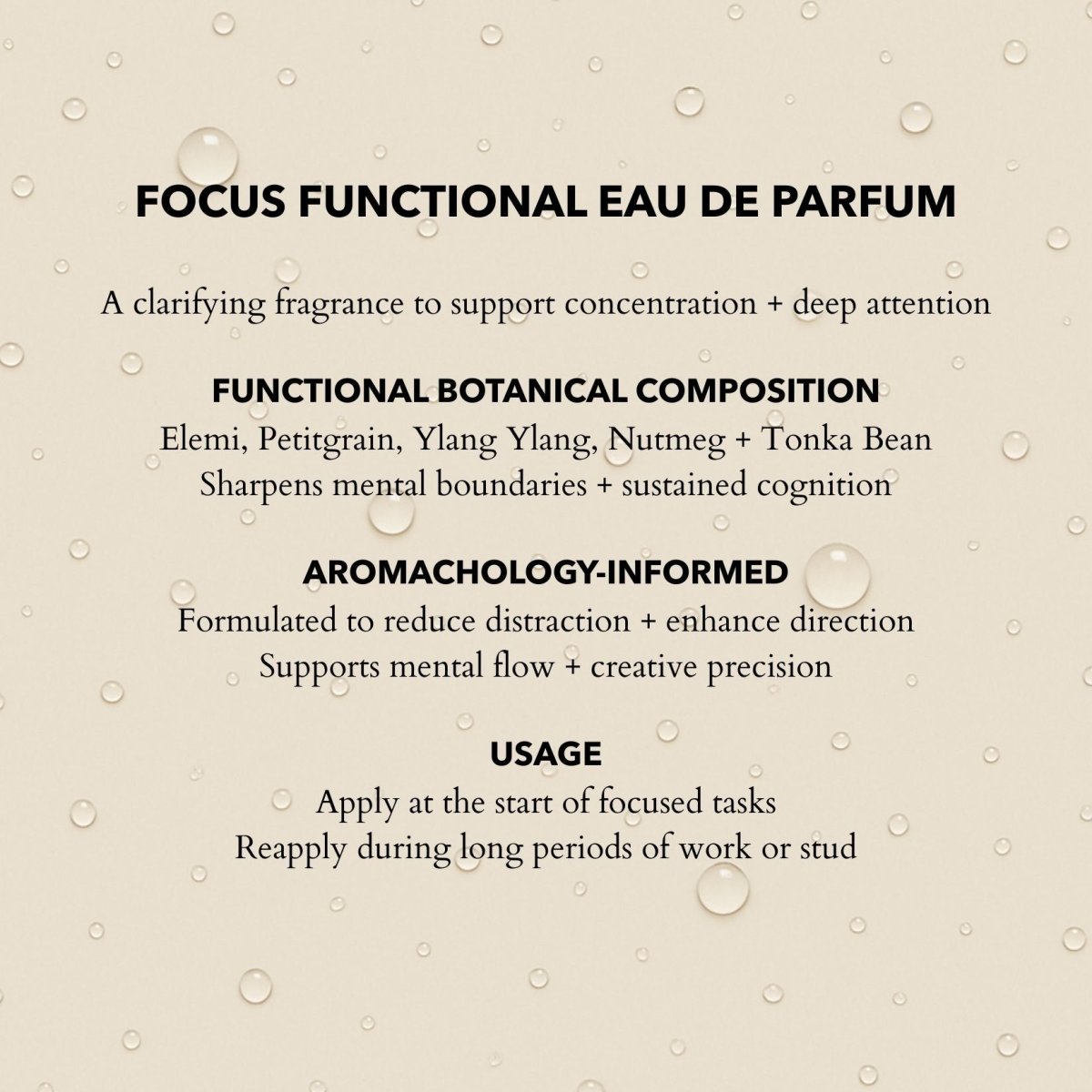 Focus Eau de Parfum | Travel 10ml