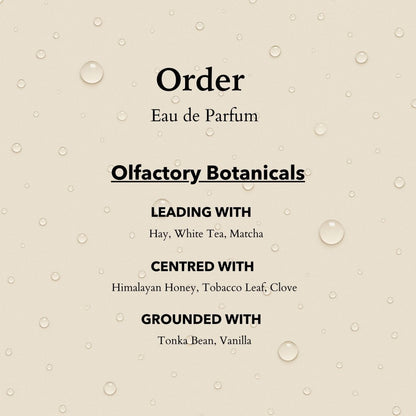 Order Eau de Parfum | Clarify the Mind & Expand Thought 100ml