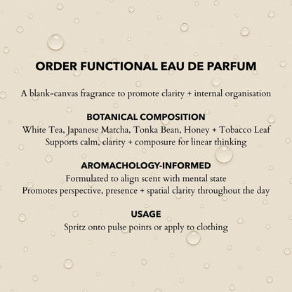 Order Eau de Parfum | Clarify the Mind & Expand Thought 100ml