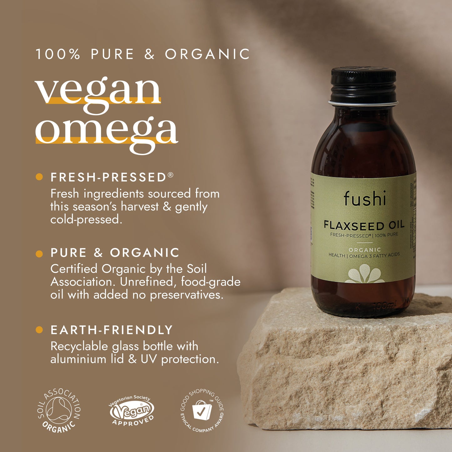 Organic Flaxseed Oil 250ml