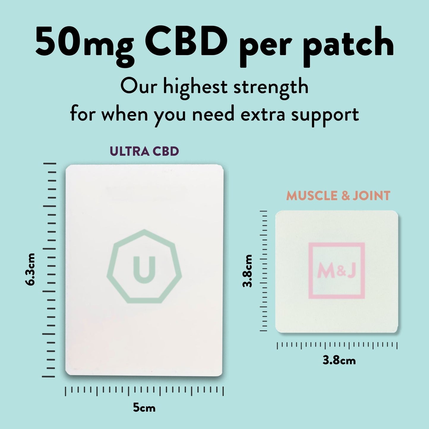 Ultra CBD Pflaster (50mg CBD)