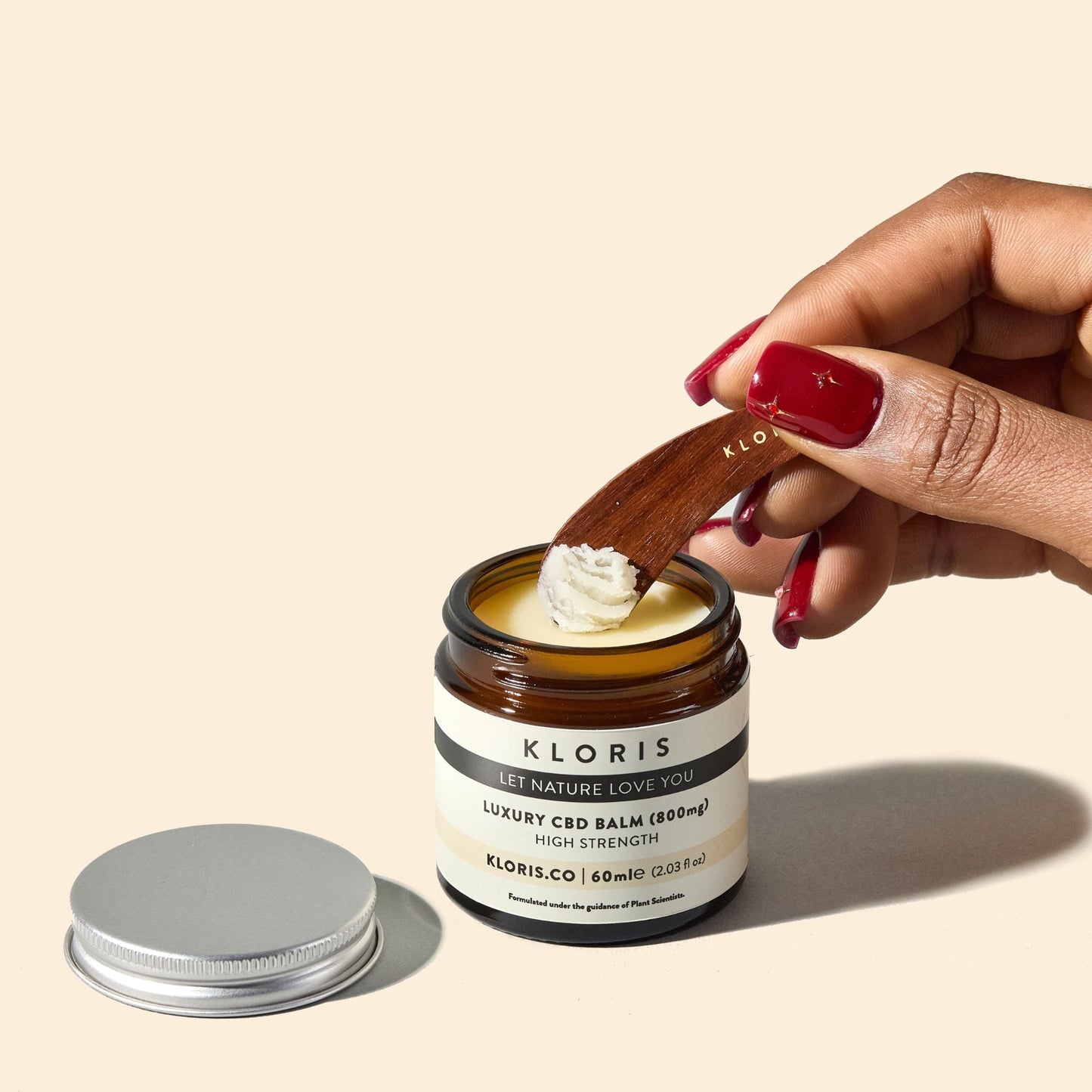 Wooden Balm Scoop