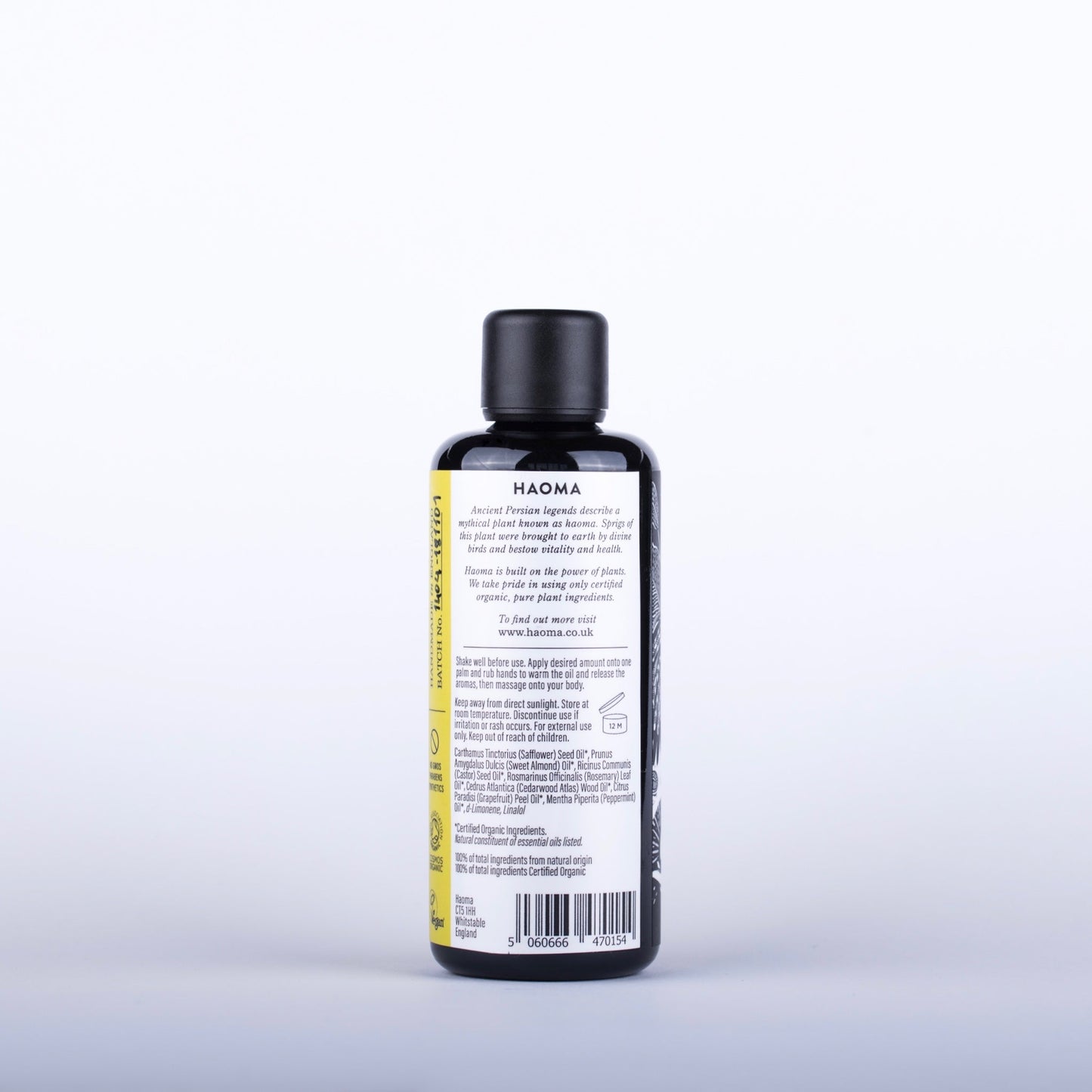 Vitalisierendes Bio-Massageöl
