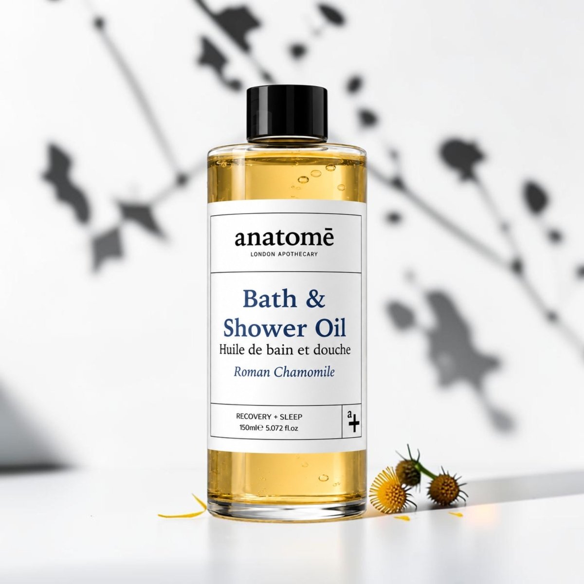 Bath & Shower Oil with Roman Chamomile & Cornish Lavender