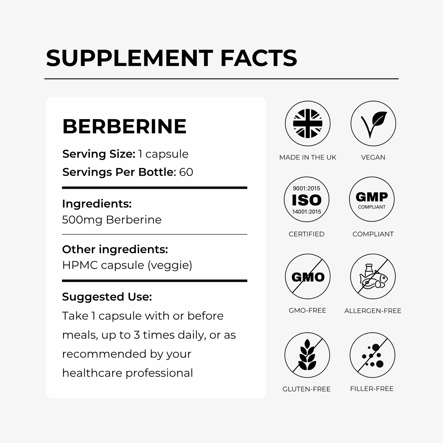 Berberine 500mg
