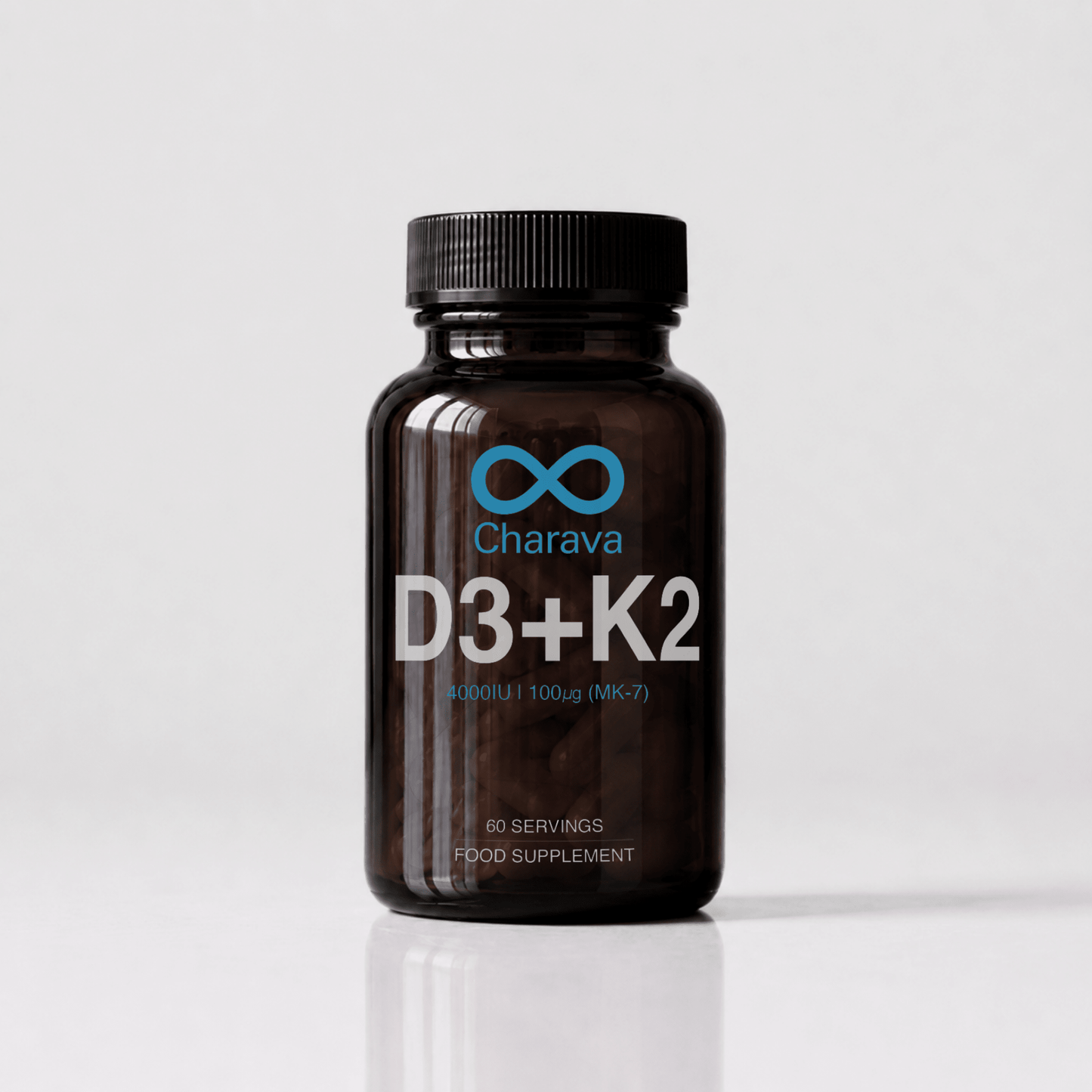 Charava Vitamin D3 (4000IU) + K2 (MK-7)