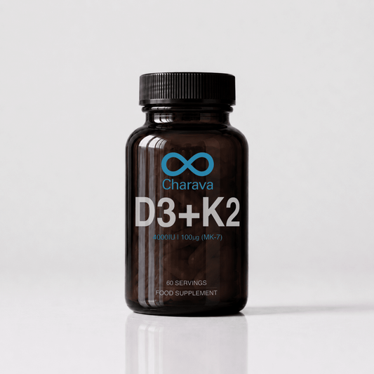Charava Vitamin D3 (4000IU) + K2 (MK-7)