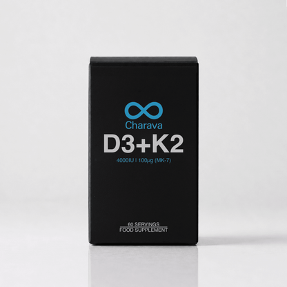 Charava Vitamin D3 (4000IU) + K2 (MK-7)