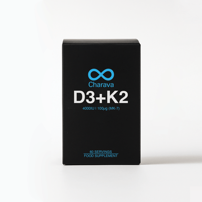 Charava Vitamin D3 (4000IU) + K2 (MK-7)