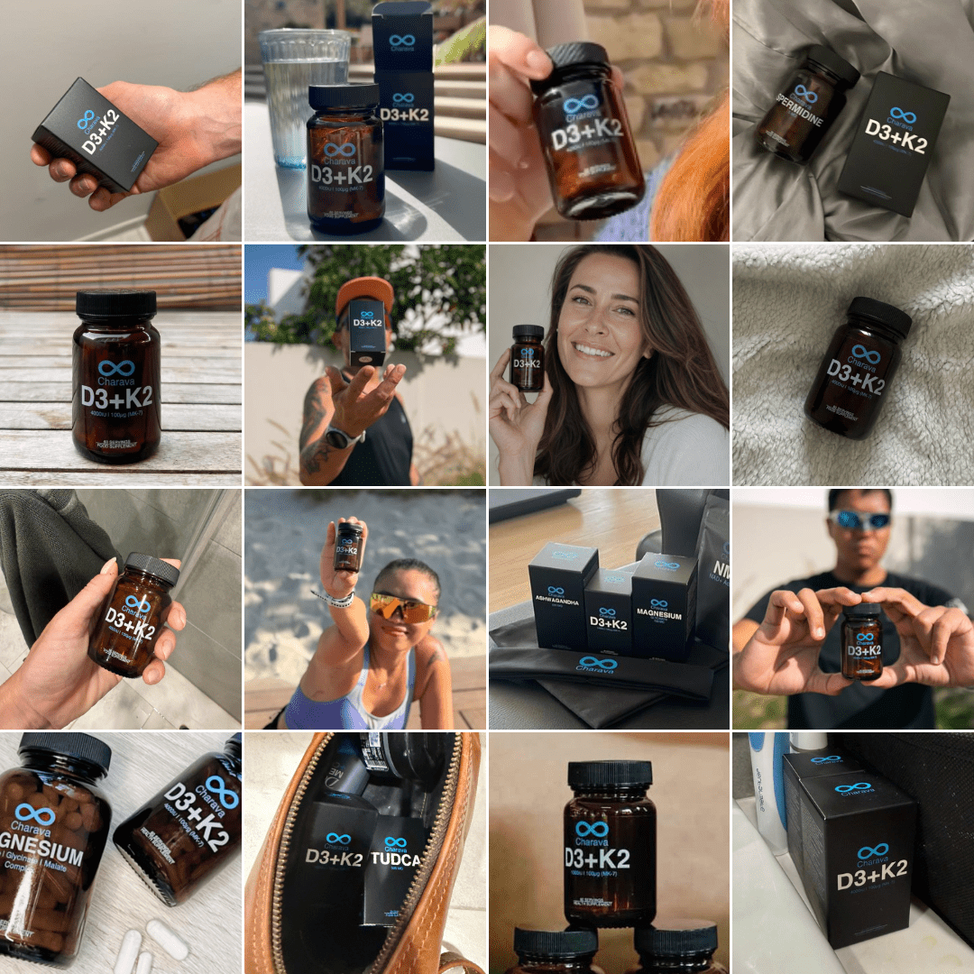 Charava Vitamin D3 (4000IU) + K2 (MK-7)