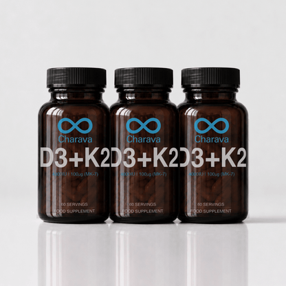 Charava Vitamin D3 (4000IU) + K2 (MK-7)