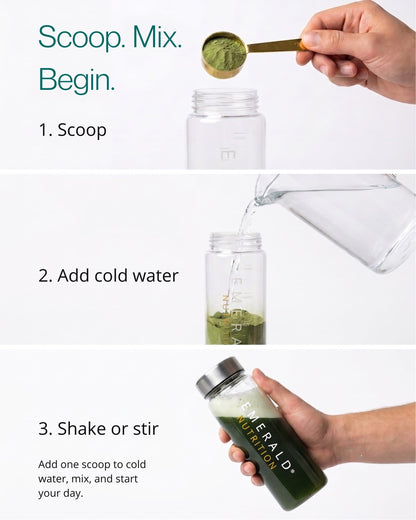SHAKER BOTTLE | Emerald Nutrition