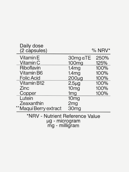WICHTIGE VITAMINE FÜR DIE AUGEN