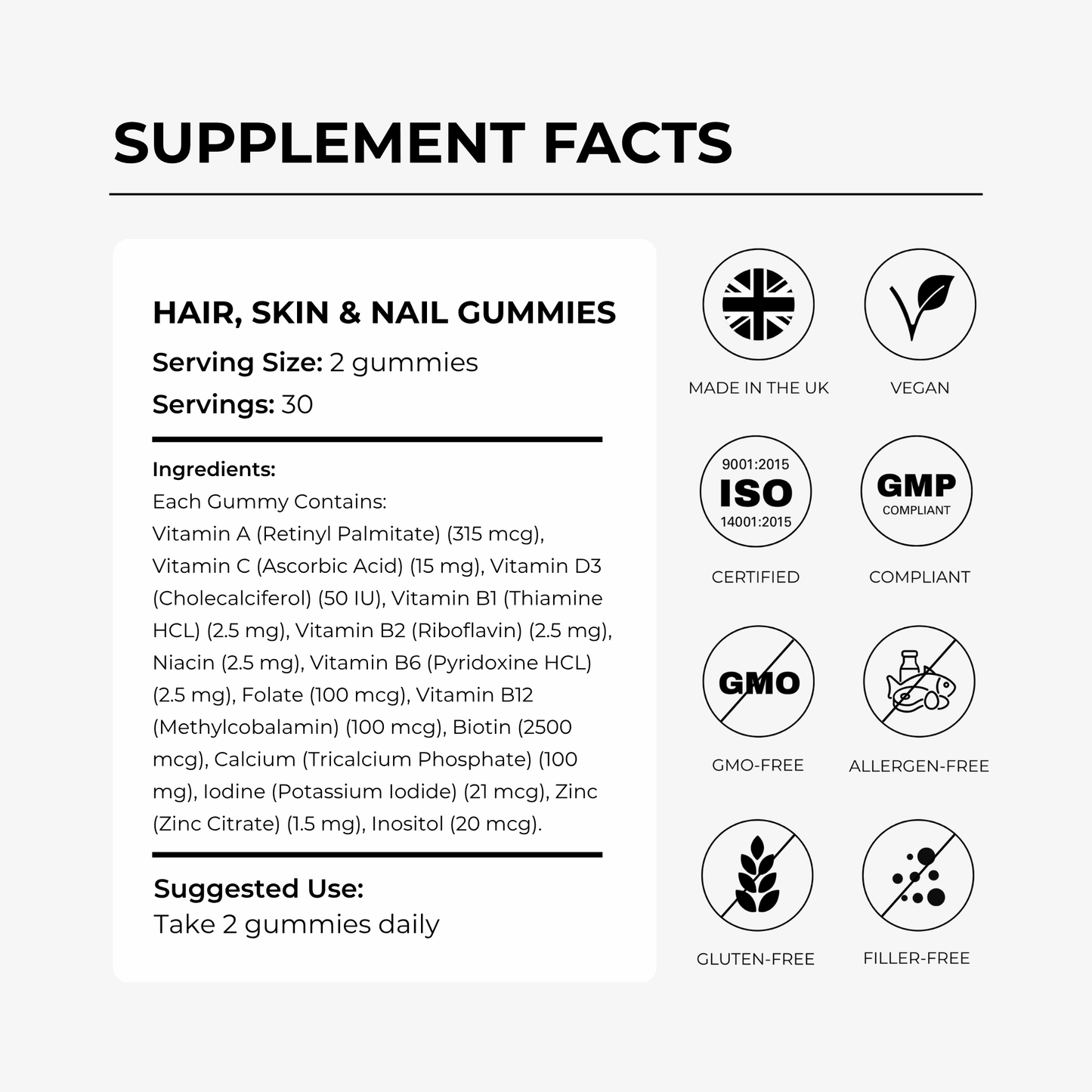 Hair, Skin & Nails Gummies