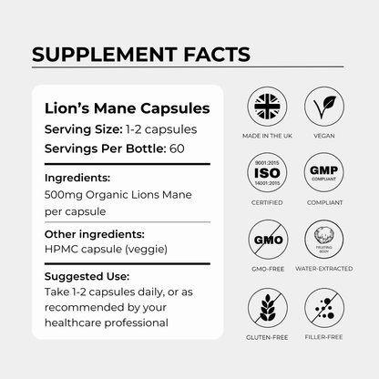 Löwenmähnenpilz 500 mg