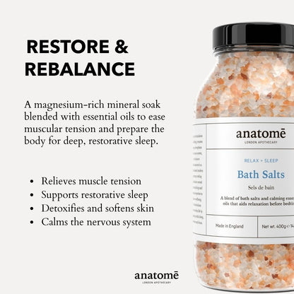 Relax + Sleep Chamomile Bath Salts