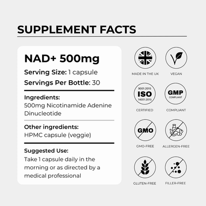 NAD+ 500 mg