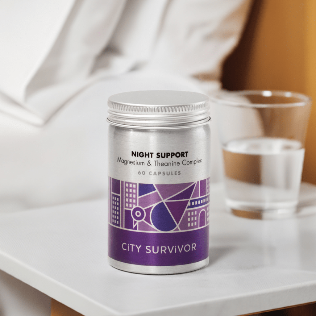 City Survivor Night Support - Magnesium- und L-Theanin-Ergänzung