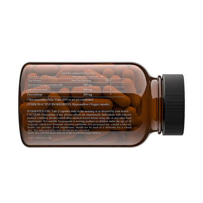NMN+1200 (NMN, Resveratrol, Pterostilben)