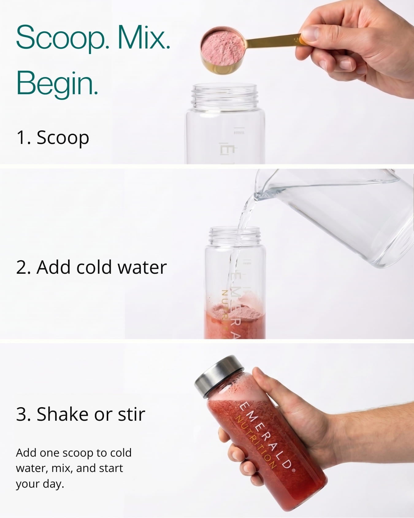 SHAKER BOTTLE | Emerald Nutrition