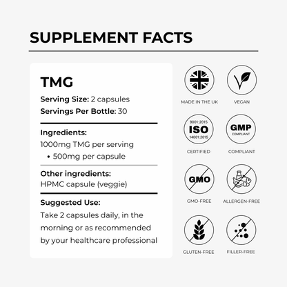 TMG 1000mg (Trimethylglycine)