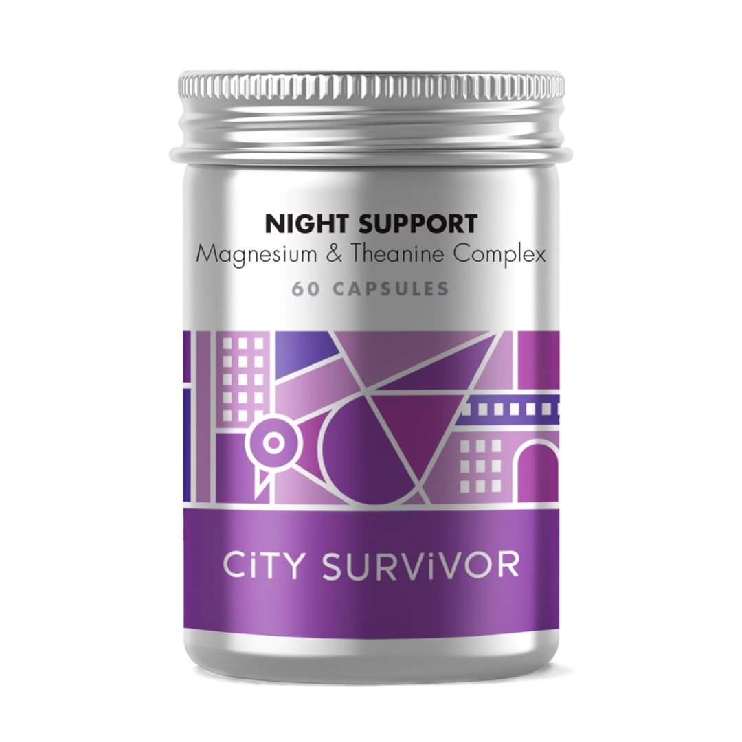City Survivor Night Support - Magnesium- und L-Theanin-Ergänzung